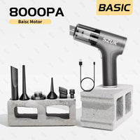 98000PA Car Vacuum Cleaner Mini Cleaning Machine Strong Suction USB Handheld for Car Home Appliance Portable Wireless Cleaner