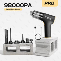 98000PA Car Vacuum Cleaner Mini Cleaning Machine Strong Suction USB Handheld for Car Home Appliance Portable Wireless Cleaner